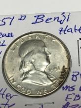 1951 D Franklin Half Dollar