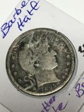 1895 O Barber Half Dollar