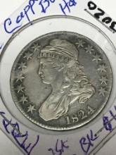 1824 / 4 Capped Bust Half Dollar