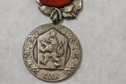 Czech. Post WWII Medal for Merit, Defence of Home