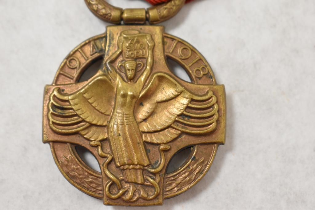 Czech. WWI/WWII 1914-1918 Revolutionary Medal