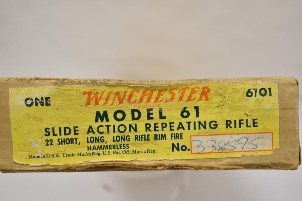 Gun. Winchester Model 61 22 cal Rifle