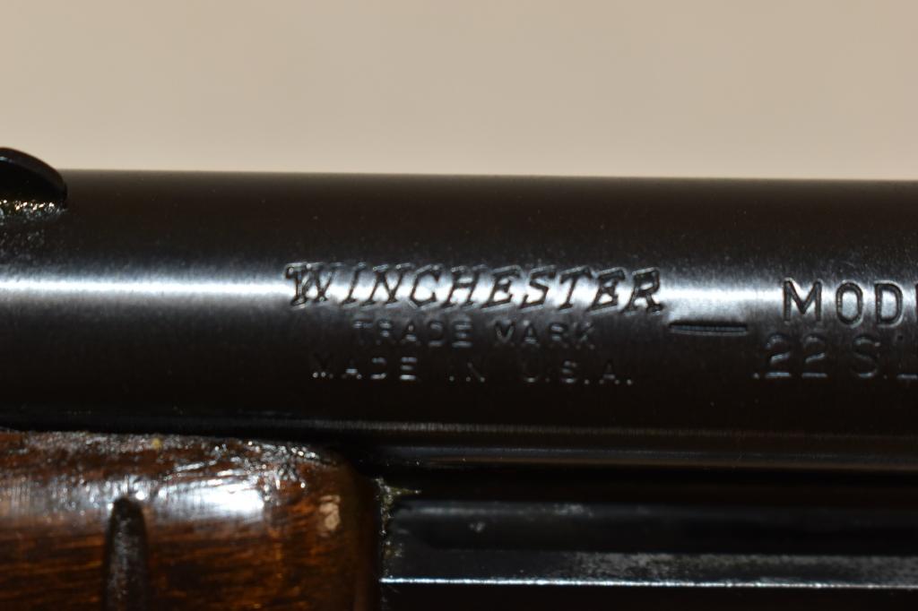 Gun. Winchester Model 61 22 cal Rifle