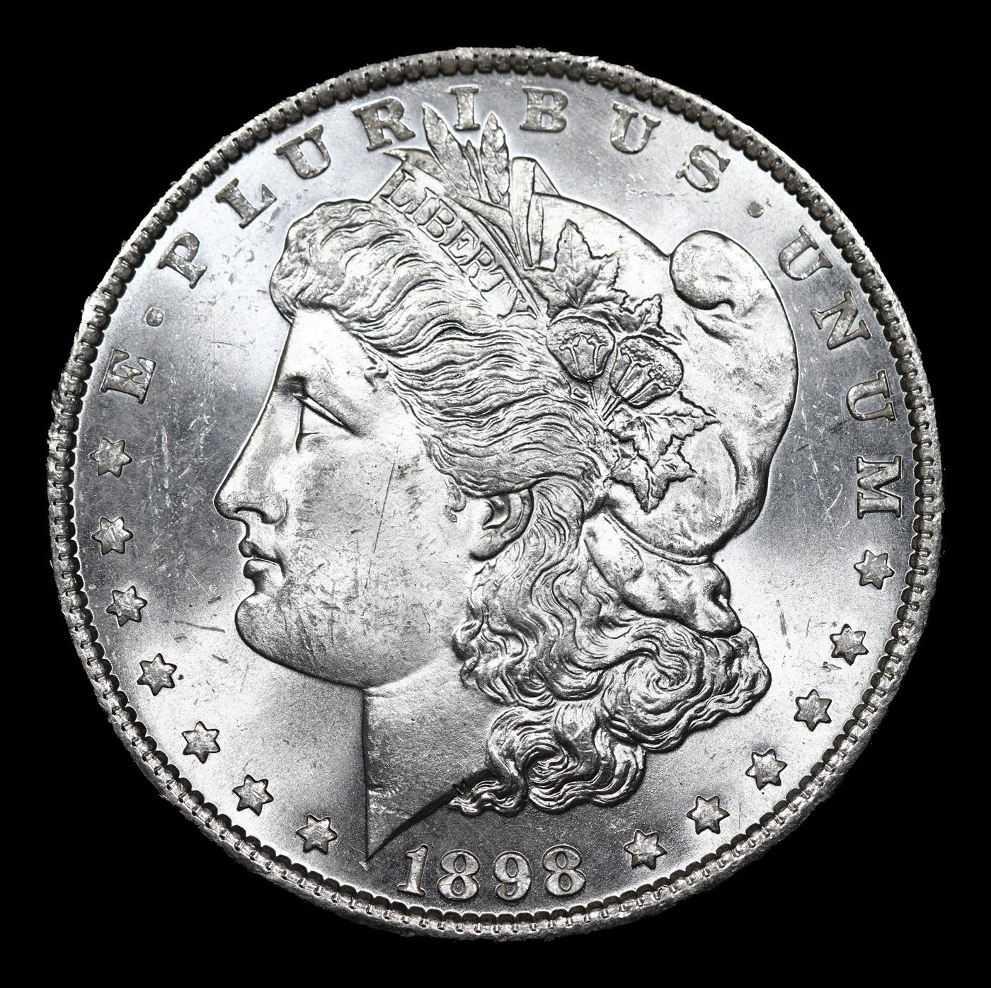 1898-p Morgan Dollar 1 Grades GEM+ Unc