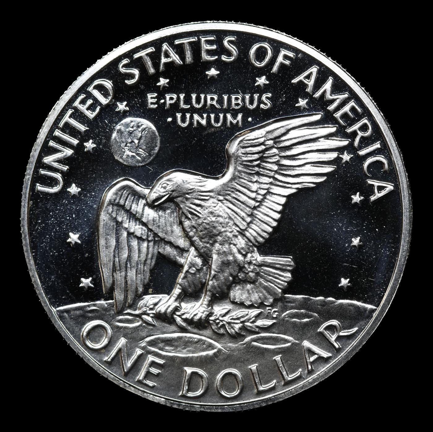 Proof 1972-s Silver Eisenhower Dollar 1 Graded pr69+ dcam By SEGS
