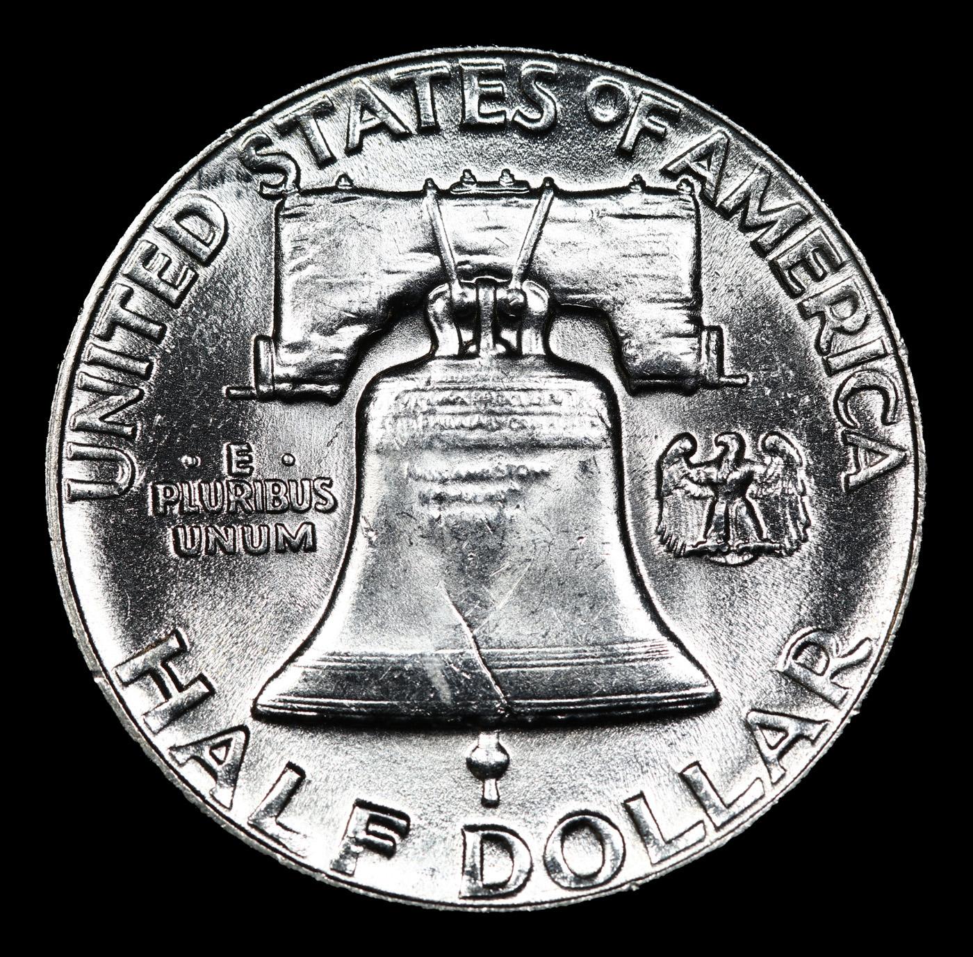 1960-p Franklin Half Dollar 50c Grades GEM+ Unc