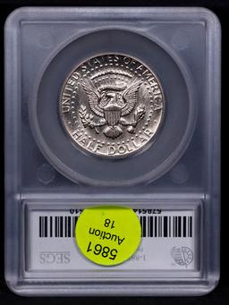 ***Auction Highlight*** 1981-p Kennedy Half Dollar Near Top Pop! 50c Graded ms67+ BY SEGS (fc)