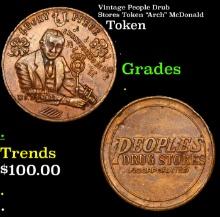 Vintage People Drub Stores Token "Arch" McDonald Grades