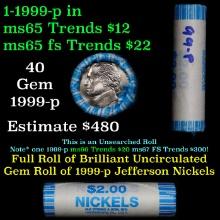 INSANITY The CRAZY Nickel Wheel 1000’s won so far, WIN this 1999-p 40 pcs N.F. String & Son $2 Nicke