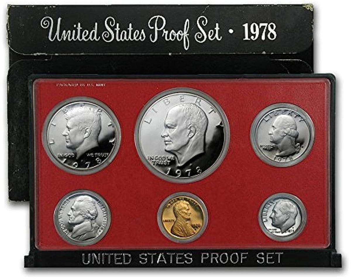 1978 United States Proof Set, 5 Coins Inside