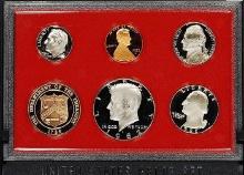 1982 United States Mint Proof Set 5 coins No Outer Box