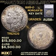***Auction Highlight*** 1895-o Morgan Dollar $1 Graded au58+ By SEGS (fc)