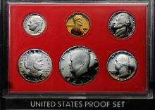 1981 United States Mint Proof Set 6 coins No Outer Box