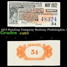 Vintage May 1972 Reading Company Railway Philidelphia, PA $15.62 Bond Grades Select CU