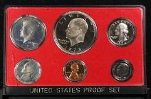 1973 United Stated Mint Proof Set 6 coins No Outer Box