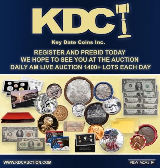 Key Date Spectacular AM live Auction 32 pt 1