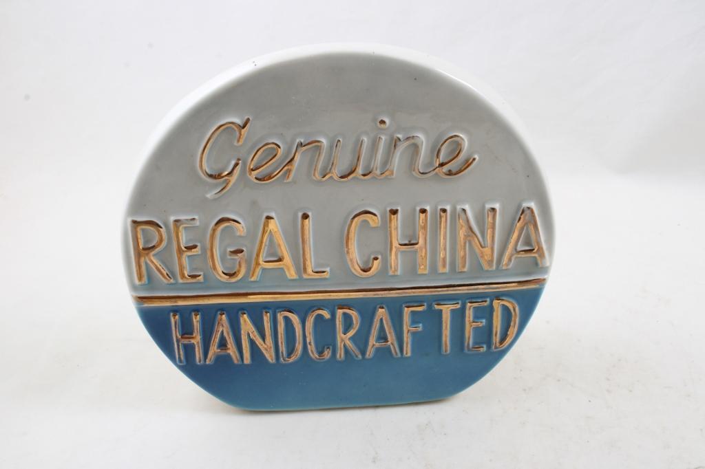 Regal China & Alphabet Porcelain Store Displays+