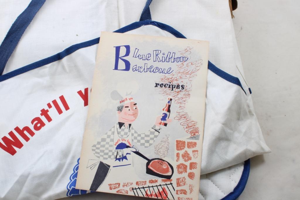 Chef's Pabst Blue Ribbon Beer Barbecue Outfit