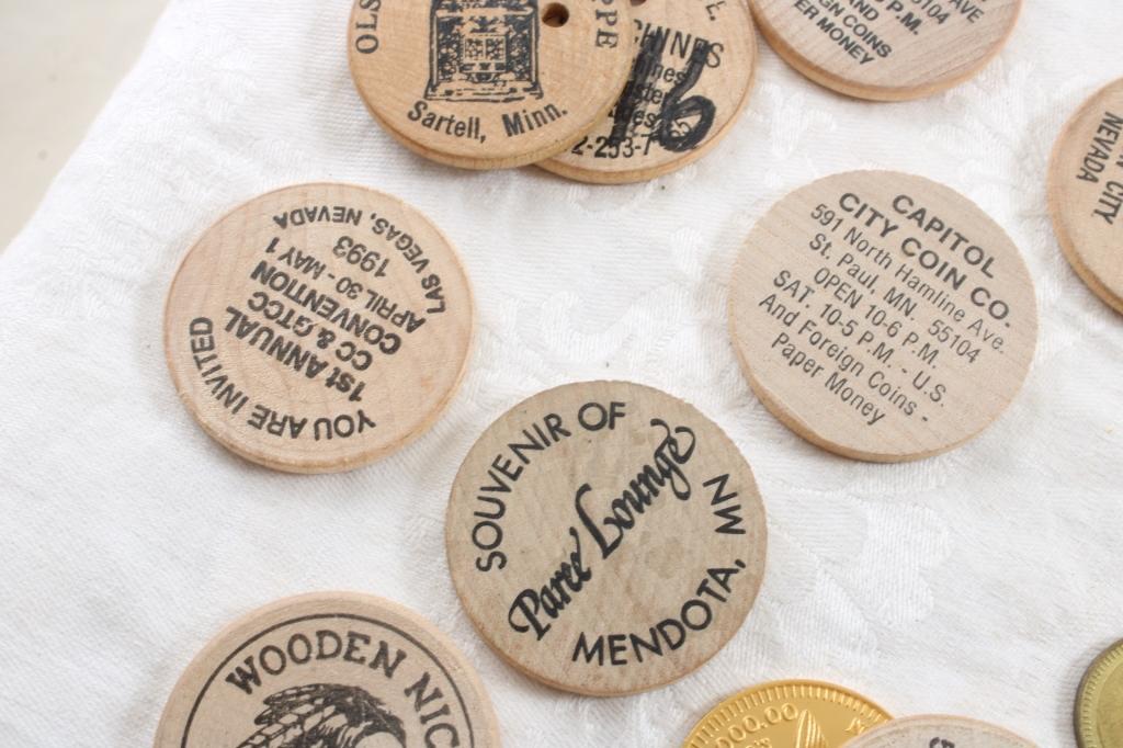 Medallions, Tokens, Wooden Nickels & More