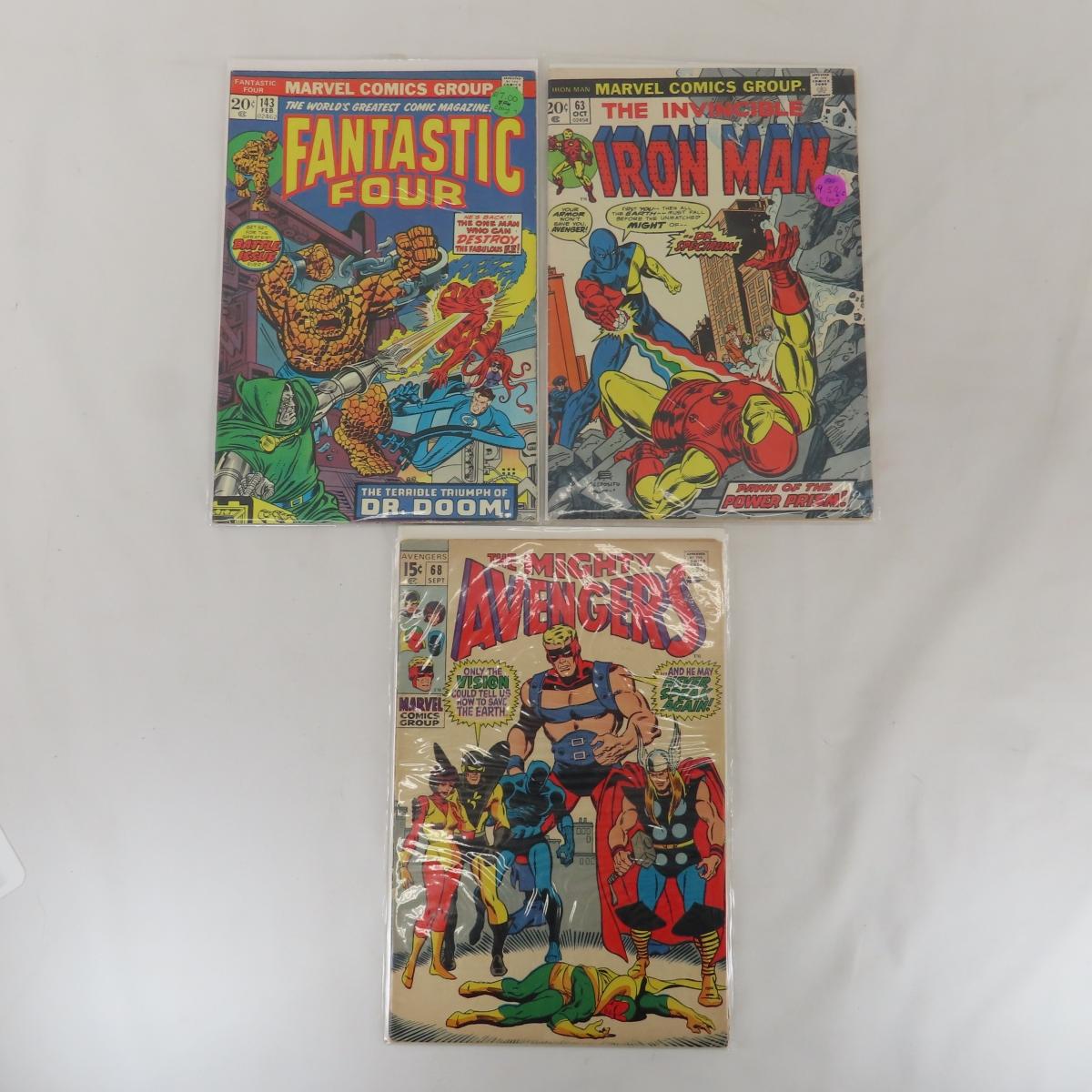 13 Vintage Marvel 12-35¢ Comic Books