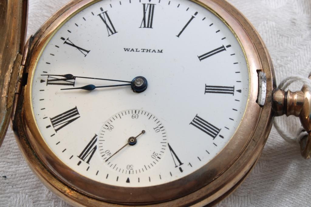 Waltham 7J Pocket Watch 20 Yr Hunter Case
