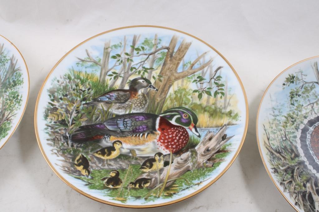 6 Southern Living Game Bird Collector Plates 1982