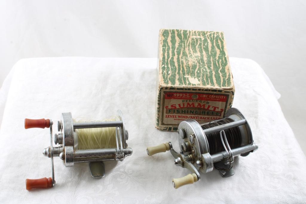 2 Pflueger Fishing Reels #1993-L in Box, #1893-L