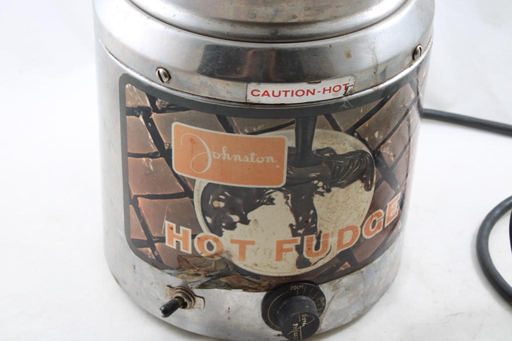 Johnston's Hot Fudge Dispenser