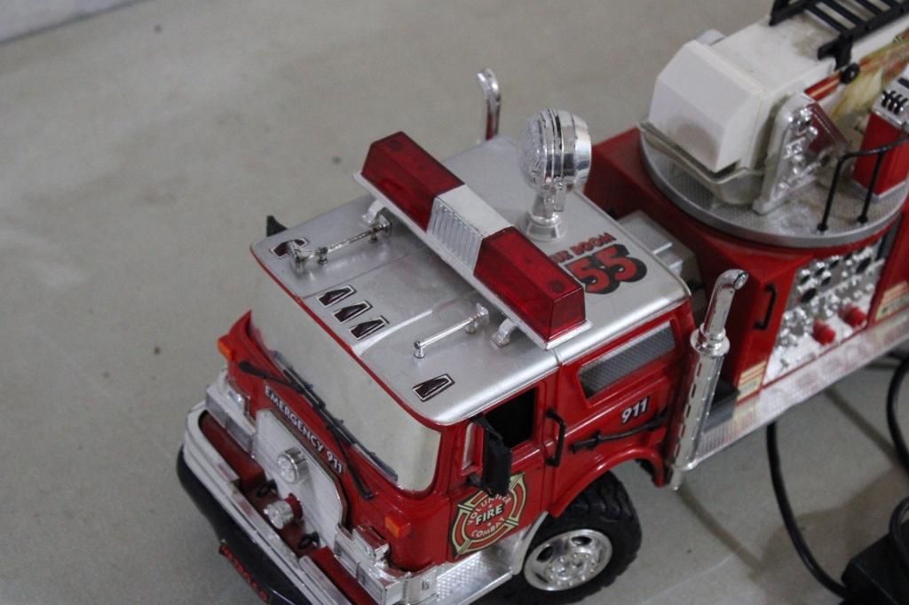 New Bright R/C Rescue Boom #55 Fire Truck