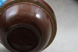 3 Old Stoneware Yelloware Mixing Bowls