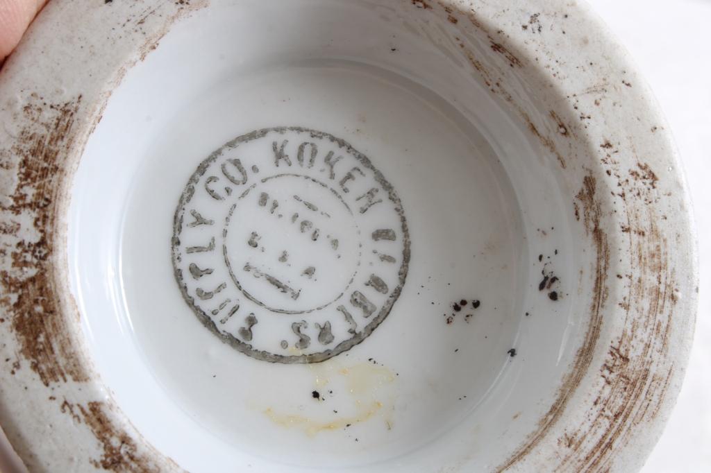 2 Occupational Koken St Louis Antique Shaving Mugs