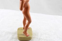 WW2 Glamour Tease Nude Figurine Dated 1942