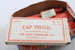 Kilgore Caps, Dent Hardware Cap Pistol #474 Box