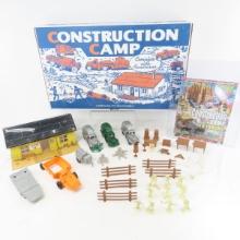 Marx Vintage Construction Camp Playset Pieces