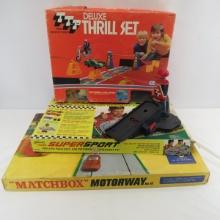 3 Incomplete Vintage Car Playsets