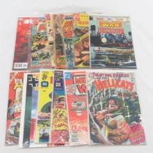 13 War related comics Charlton, DC and more
