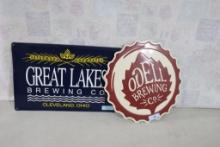 2 Brewing Company Metal Signs Odell, Great Lakes