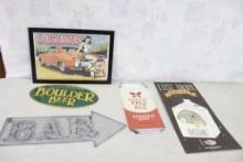 5 Beer Brewing Co Metal Signs, Poster, Bar Sign