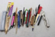 Gold Fill Pens, Pencils, Opener, Refills, Compass