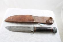 PAL RH 36 Fixed Blade Knife 11" w/Leather Sheath