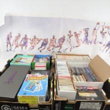 Sports cards & collectibles, mostly 80's & 90's