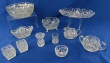 Collection of antique cut glass