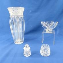 Antique Crystal vase & more