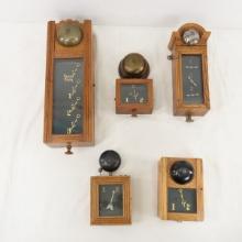 5 Antique servant doorbells