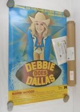 Debbie Does Dallas movie poster with COA