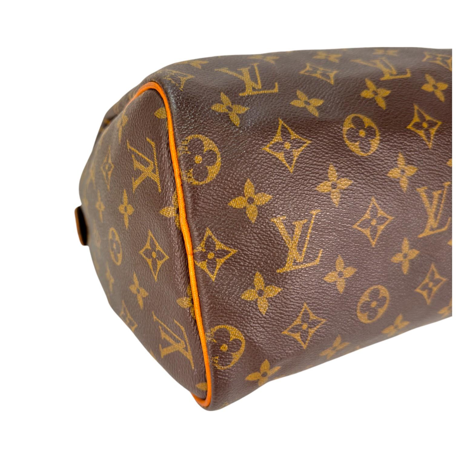 Authentic estate Louis Vuitton Monogram Speedy 30