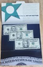 US CURRENCY STAR NOTE MULTIPLE DEMONIATION COLLECTORS SLEEVE