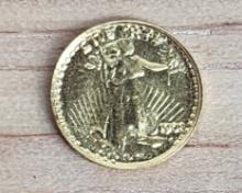 SAINT GAUDEN'S $20 GOLD PIECE MINATURE