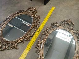 Pair of Ornate Mirrors