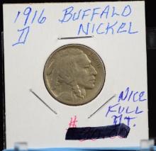 1916-D Buffalo Nickel Nice